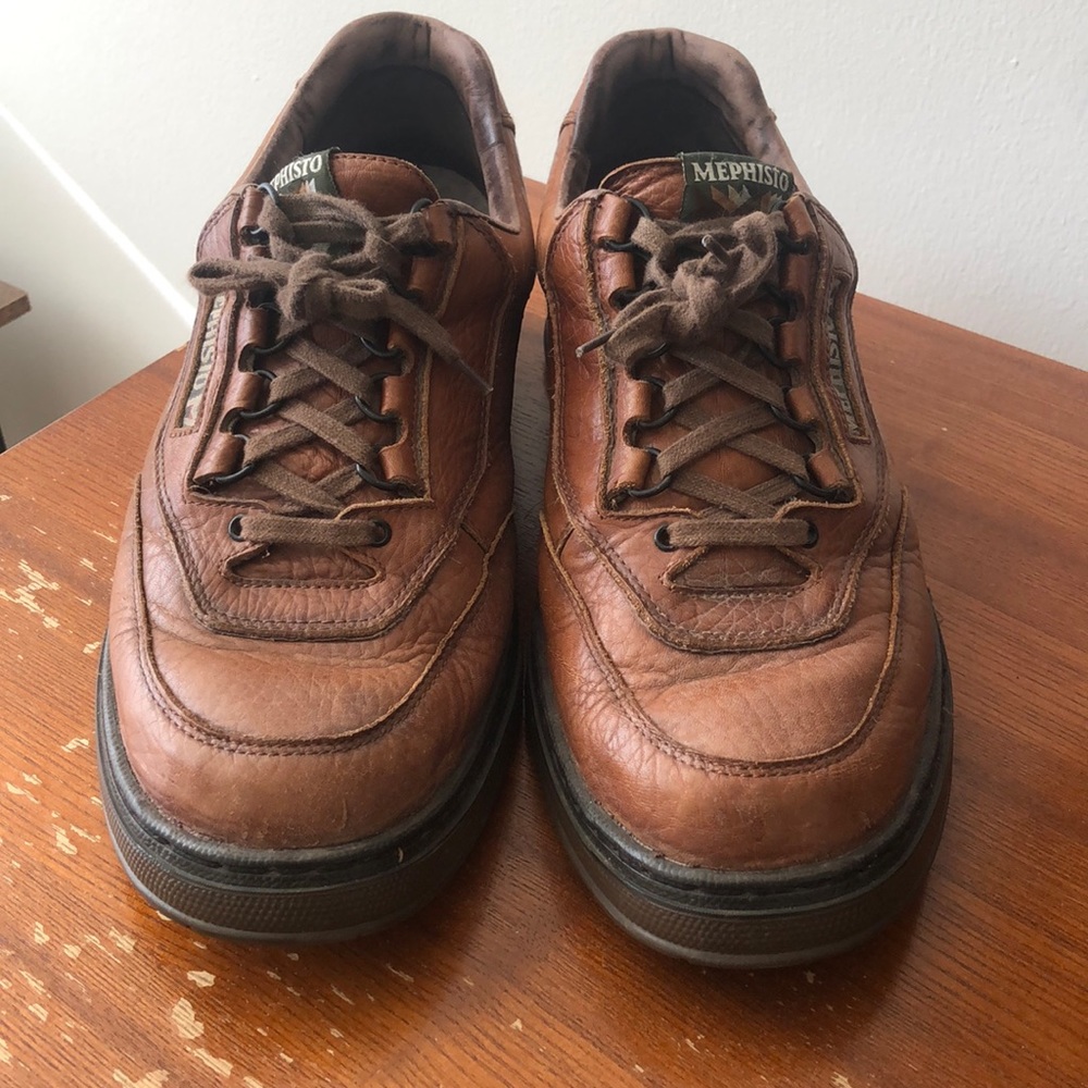 Mephisto brown leather shoes